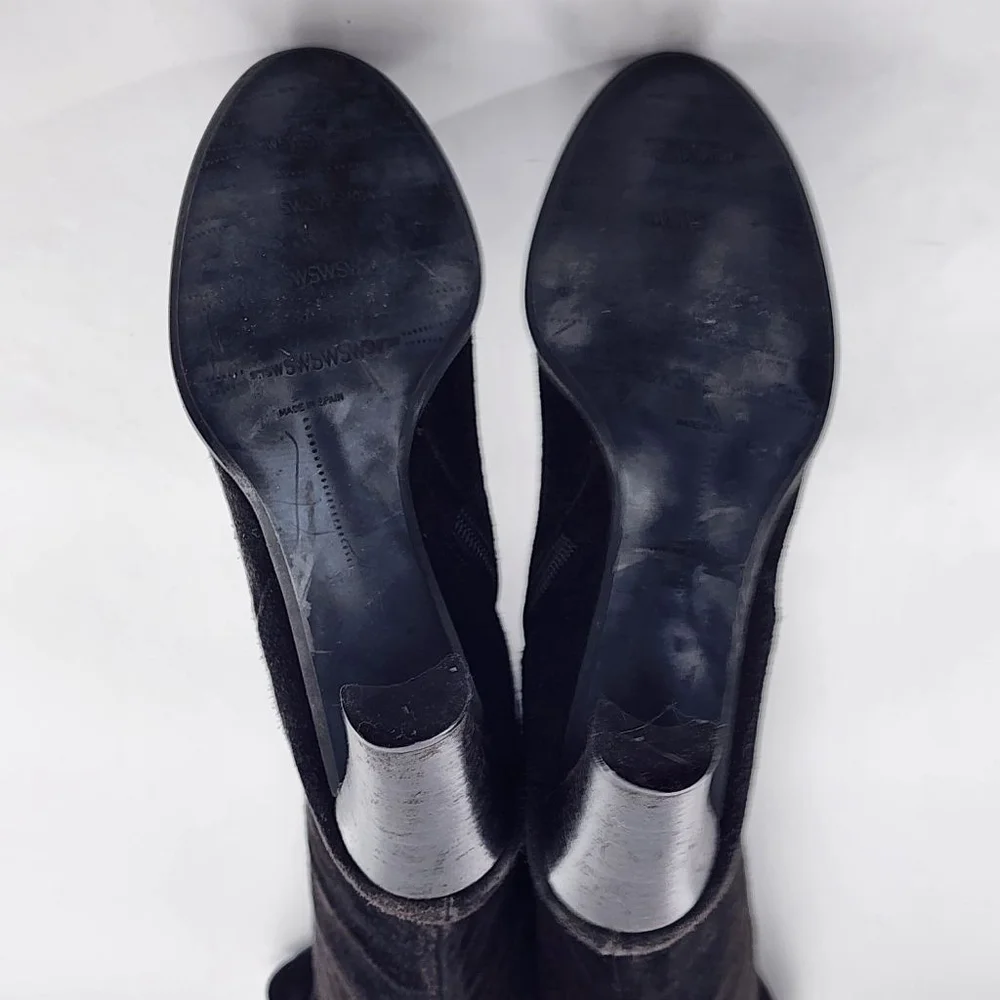 STUART WEITZMAN Black Suede Over the‎ Knee Boots Size 7.5